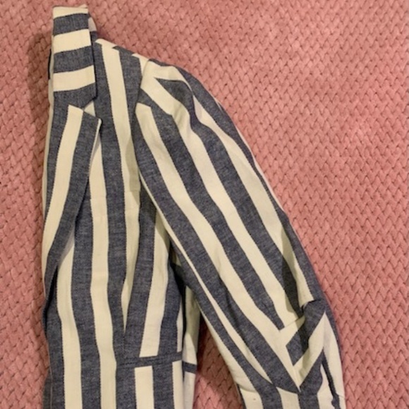 BCBG Max Azria, Blazer, XS, Puffy Sleeve, Stripes - Picture 3 of 4